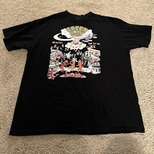 Green Day Dookie Album Cover Graphic T-Shirt Mens XL Black Punk Rock Band Tee